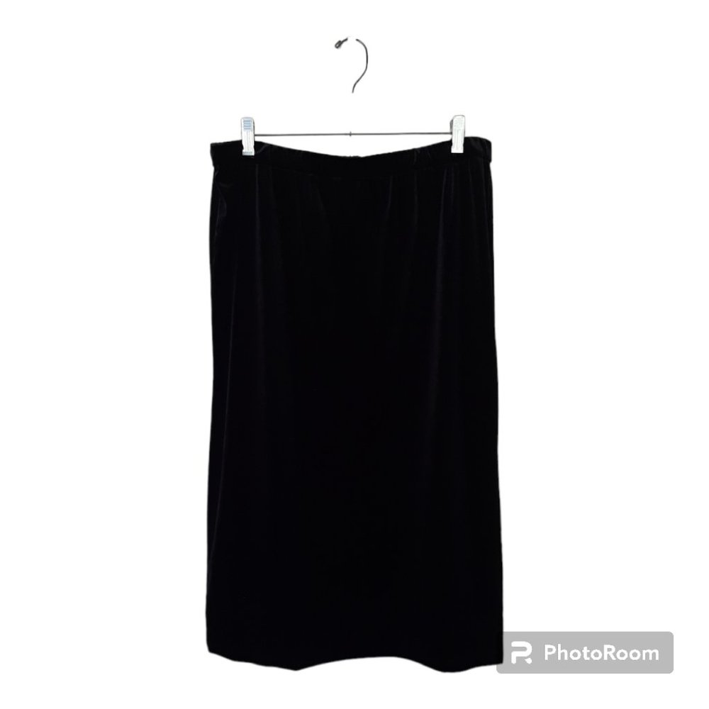 Erena Women's Black Skirt, Petite Large,